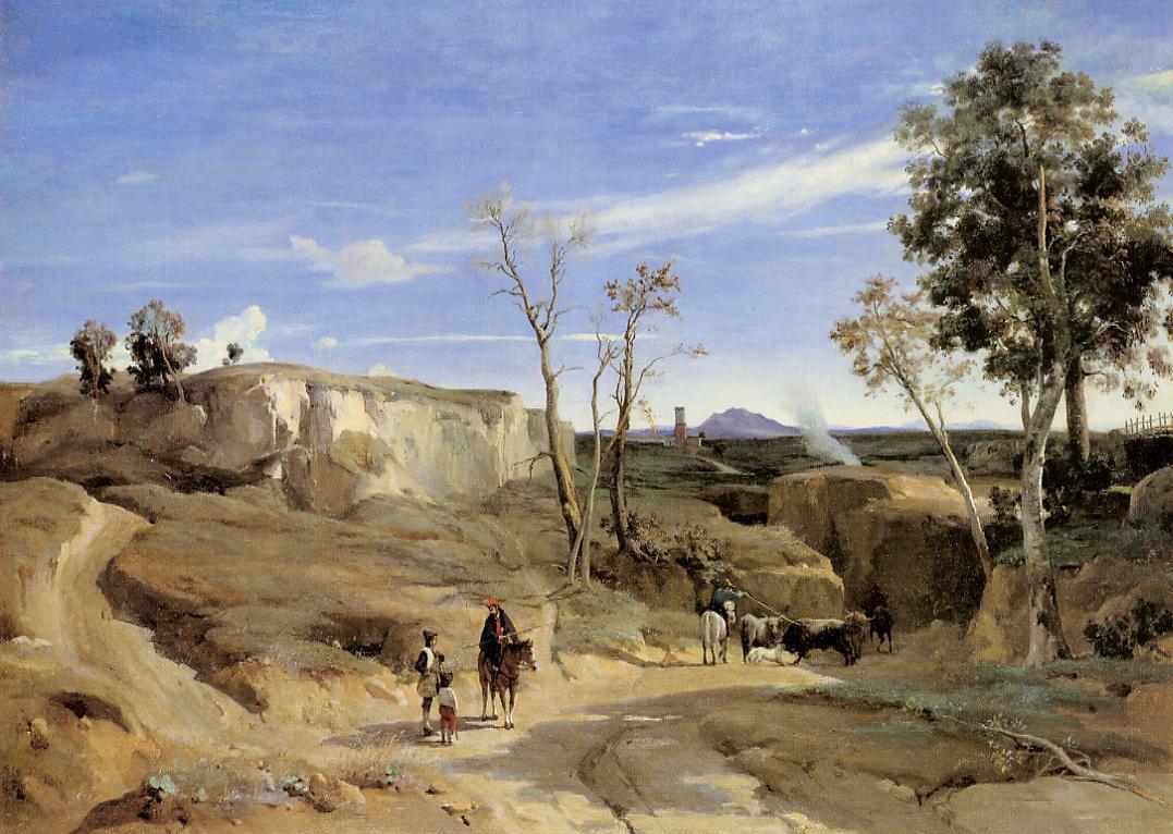 Jean-Baptiste-Camille Corot La Cervara, the Roman Countryside
